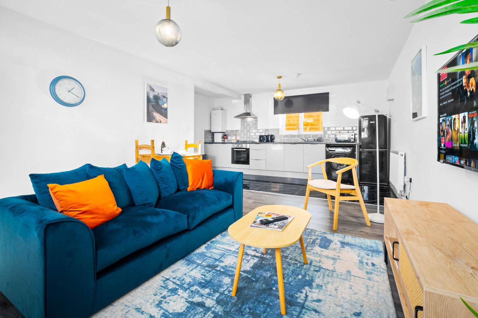 Modern Apartment - Cradley Heath - Top Rated - Netflix - Wifi - 1Mh Smethwick Eksteriør bilde