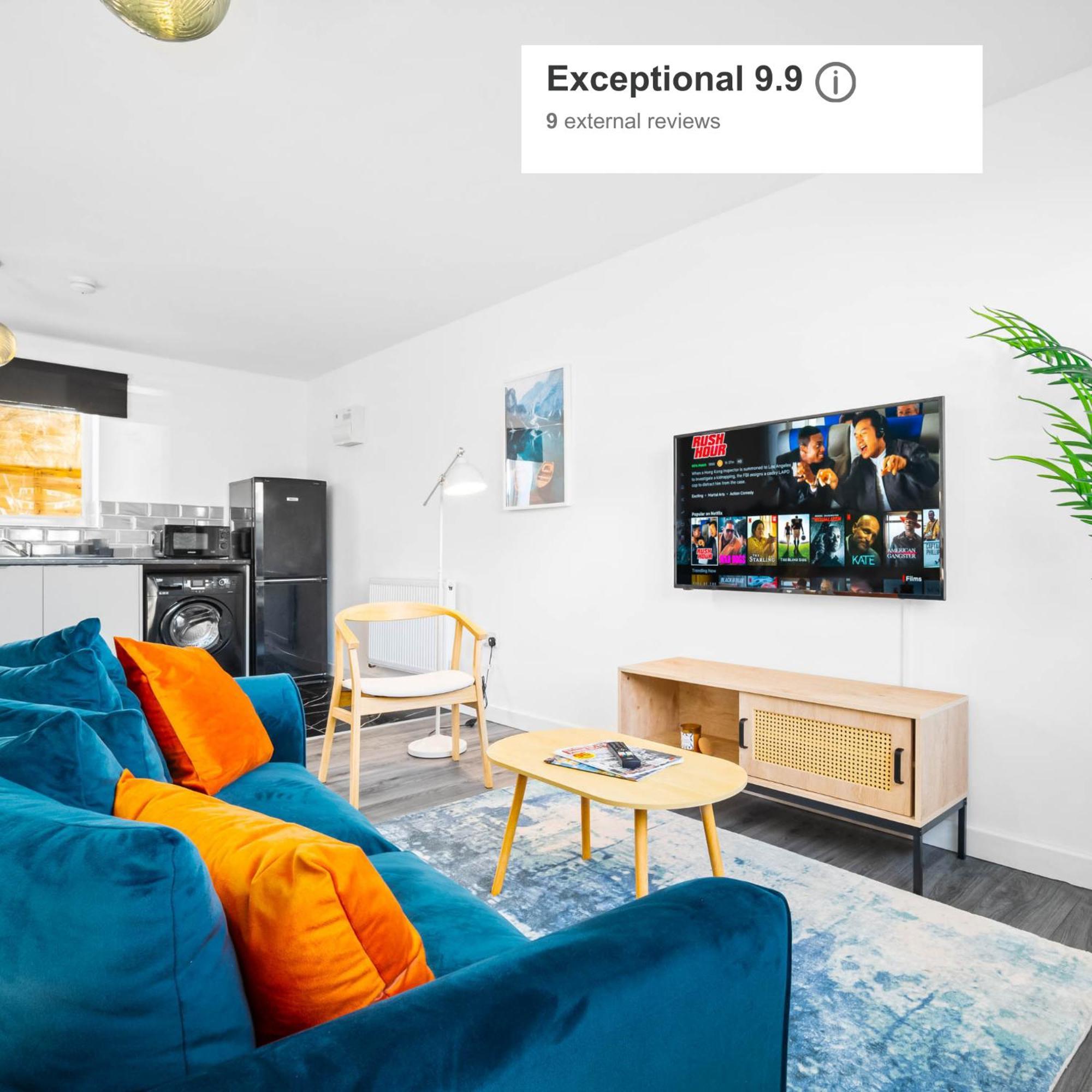 Modern Apartment - Cradley Heath - Top Rated - Netflix - Wifi - 1Mh Smethwick Eksteriør bilde